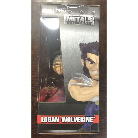 Marvel Wolverine Logan Die Cast Figure X-Men Jada Metals  Loot Crate Exclusive - Picture 4 of 6